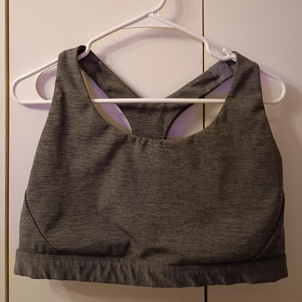 Athleta Heather Gray Sports Bra